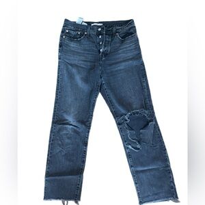 Levi's Women's Black Distressed Jeans